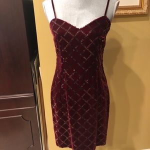 FENDI Velvet Cocktail Dress sz 42 (US 4-6)